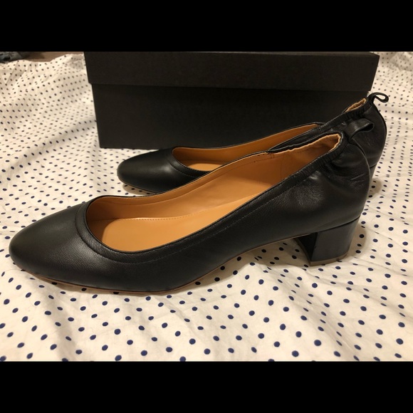 j crew anya block heel